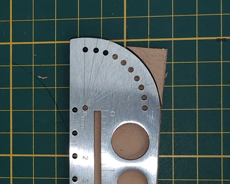 cutting the egg point of my strap
