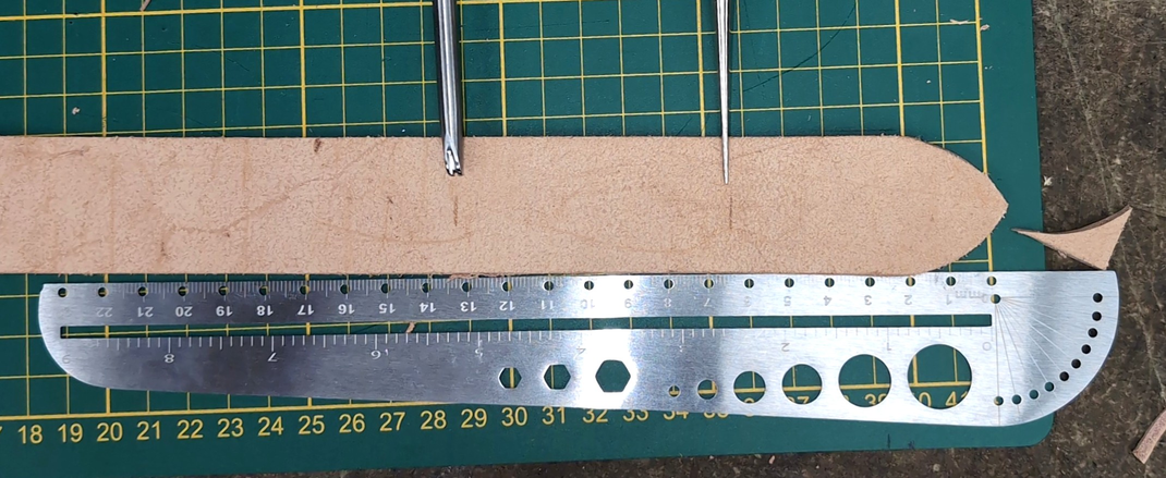 marking the full length of the turn